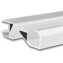 ISOLED LED Sockelleistenprofil HIDE BOTTOM Aluminium 200 cm 1 Stück Weiß