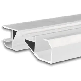 ISOLED LED Sockelleistenprofil HIDE BOTTOM Aluminium 200 cm 1 Stück Weiß