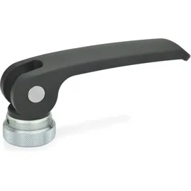 Ganter Normelemente | Exzenterspanner mit Innengewinde - 927-82-M8-A-B | Hebel Zink-Druckguss, schwarz | 1 Stück