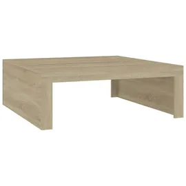 furnicato Couchtisch Braun Eiche 100 x 35 x 100 cm