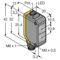 Turck Reflexions-Lichtschranke Q20PLPQ7