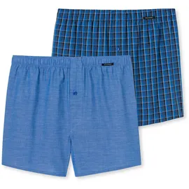 SCHIESSER Herren Web-Boxershorts 2er Pack