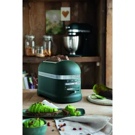 KitchenAid Paket 1, Toaster + Brötchenaufsatz Artisan 5KMT2204, Farbe:Pebbled Palm