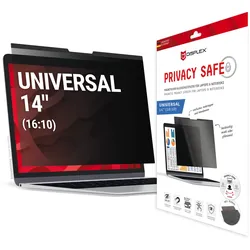 DISPLEX Displayschutzfolie "Privacy Safe Universal (magnetisch) 14 Zoll 16:10", schwarz, B:26,50cm T:40,00mm, Displayfolien, Displayschutz, Schutzfolie, Bildschirmschutz, kratz- & stoßfest