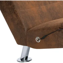vidaXL Chaiselongue Loungesessel braun