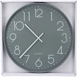Wanduhr - grau
