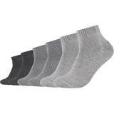 s.Oliver Unisex Quarter Socken Original 6er Pack Grau