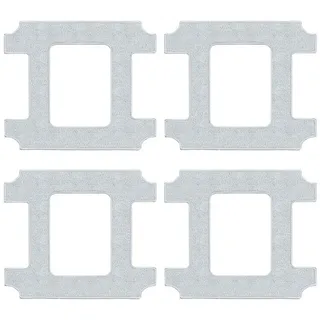lubluelu Reinigungspads für CHYW201 / CHYW201 Fensterputzroboter Mikrofasertuch Reinigungstuch (4-tlg)