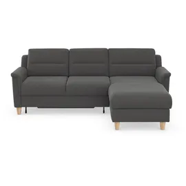 sit&more Ecksofa »Farö L-Form« inklusive Federkern, wahlweise mit Bettfunktion und Bettkasten