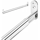 SOTECH Schrankstange Chrom oval ausziehbar von 400-600 mm Kleiderstange Teleskop-Schrankrohr