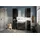 xonox.home Waschbeckenunterschrank Linus 60 x 56 x 34 cm Schwarz Hochglanz