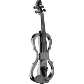 Stagg EVN x-4/4 MBK voller Größe Elektrische Violine Outfit – Schwarz