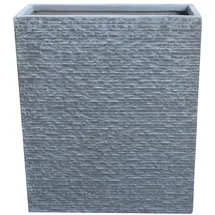 Raumteiler Pflanzgefäß 80 x 30 x 92 cm Grau