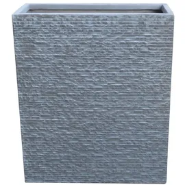 Raumteiler Pflanzgefäß 80 x 30 x 92 cm Grau