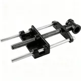 GIVIHGETI Holzschraubstock 7 Zoll für Hobelbank, 180 mm Tischschraubstock mit Vorderzange, Schwerlast-Tischklemme Metallschraubstock, für Holzbearbeitung Maschinenbau