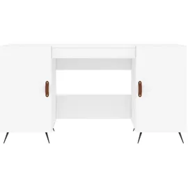 vidaXL Schreibtisch Weiß 140x50x75 cm Holzwerkstoff -