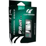 Cornilleau ITTF 2 Star Tischtennisbälle, weiß, One Size
