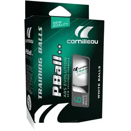 Cornilleau ITTF 2 Star Tischtennisbälle, weiß, One Size