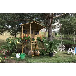 4iq group Spielhaus GUCIO 239 x 190 x 256 cm Grün