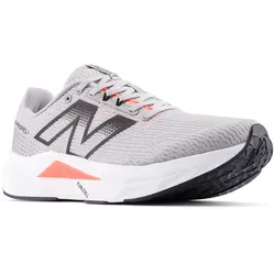 Laufschuh NEW BALANCE "FUELCELL PROPEL V5", Gr. 43, rain cloud, urgent rot, schwarz cement, Synthetik, sportlich, Schuhe
