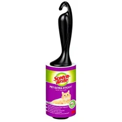 3M Scotch-Brite Pet Extra Sticky Roller für Tierhaare, Roller, Schwarz