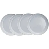 BUTLERS Frühstücksteller Ø22 cm grau 4er Set