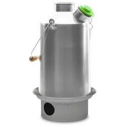 Kelly Kettle Basecamp Kettle 1.6 Liter Edelstahl - Outdoor Wasserkocher