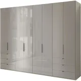 Wiemann Falttürenschrank Ohio 300 x 216 x 58 cm Grau