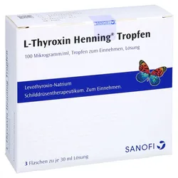 L-thyroxin Henning Tropfen 3X30 ml