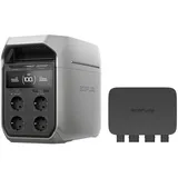 Ecoflow EcoFlow 800W Batterieladegerät mit Delta 3 Plus Powerstation Powerstation, Lädt 8 × schneller als Zigarettenanzünder, 1kWh in 78 Min.