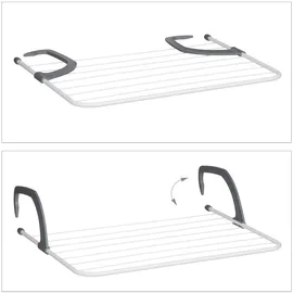 Relaxdays Hängetrockner 4 m weiß