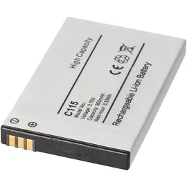 AccuCell Akku passend für Motorola C115, C116, C155, Tchibo 202 56,0 x 35,4 x 6,3mm