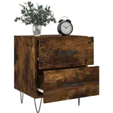 vidaXL Nachtschrank 40 x 35 x 47,5 cm Räuchereiche