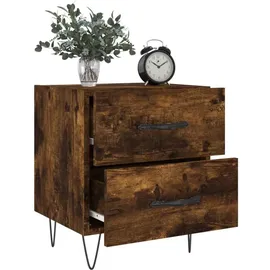 vidaXL Nachtschrank 40 x 35 x 47,5 cm Räuchereiche