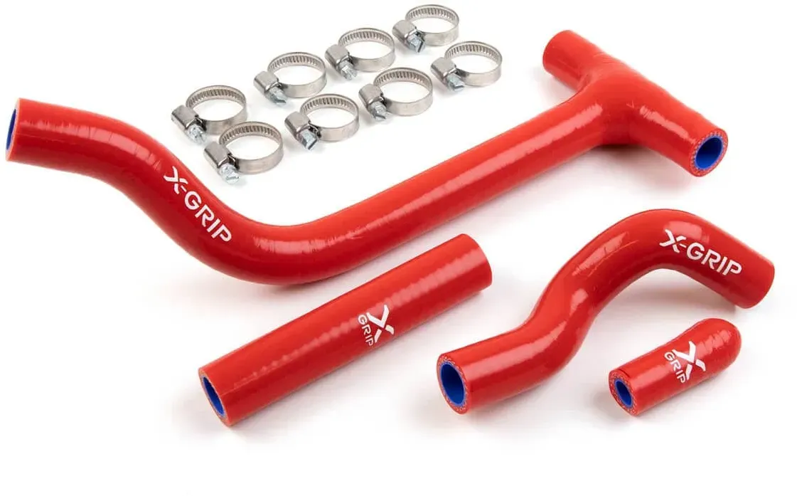X-GRIP Silikon-Kühlerschlauch - Rot