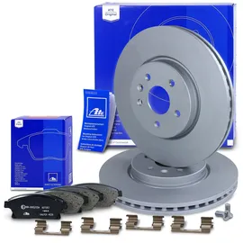ATE Bremsscheiben Ø300mm + Bremsbeläge Vorne für Opel Mokka 10 J13