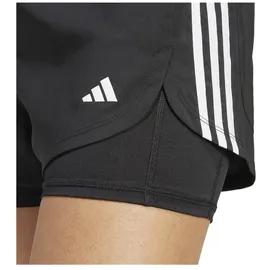 adidas Pacer 3-Stripes Training Woven Shorts, Black, XL