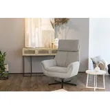 die planbar Relaxsessel DIE PLANBAR "MP-RS20079", grau (cyber mandel), B:79cm H:108cm T:89cm, 100% recyceltes Polyester, Sessel, Relaxsessel, 360 drehbar, Wippfunktion zusätzlich wählbar, Kaltschaumpolsterung