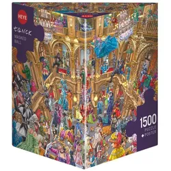 HEYE Puzzle Masked Ball, 1500 Puzzleteile, Made in Europe bunt
