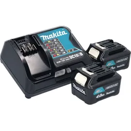 Makita UR100DSM2P  2 x 4,0 Ah Akku + Ladegerät
