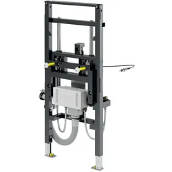 Viega Prevista Dry-Waschtisch-Element, 112 cm, Keramikhöhe vom Nutzer per Knopfdruck indiv. verstellbar Modell 8535.32
