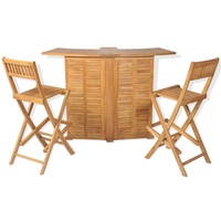 vidaXL Bistro-Set 3-tlg. braun