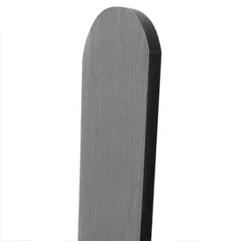 vidaXL Lattenzaun WPC 200 x 100 cm grau