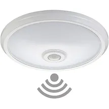 EDM Wandanbauleuchte Kunststoff One Size weiß mit Sensor und Notlicht 16 W 1100 Lumen 4000 K