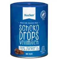 Schokodrops Vollmilch mit finnischem Xylit (200g)