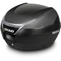Shad SH34 Bovenkast, zwart-carbon