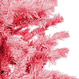 Beliani Weihnachtsbaum Farnham Rosa 120 cm