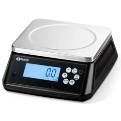 Elicom Geeichte Kontrollwaage Wägebereich 3/6kg - Imkerwaage Teewaage Abfüllwaage