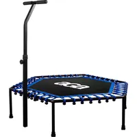 Aga24 Aga FITNESS Trampolin 130 cm Blau + Griff