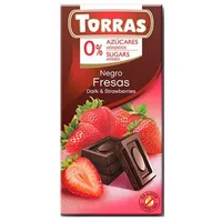 Torras Dark&Strawberries 0,075 kg Schokolade